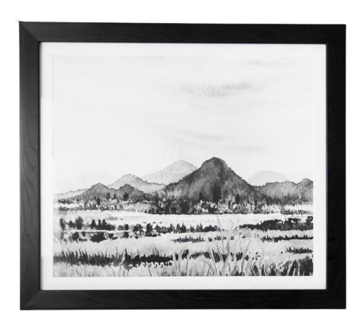 Mountain Top Framed Print